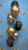 Picture of 11'' Birthday  Around  with Chrome Balloon Bouquet (up to 13 balloons)