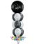 Picture of Congratulations Graduate Balloon Bouquet with the 3Ft Topper (10 pc)