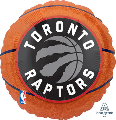 Picture of 18" Toronto Raptors Basketball - Foil Balloon (helium-filled)