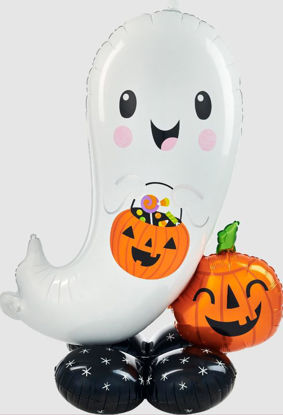 Picture of 53'' Halloween Ghost - AirLoonz Balloon (air-filled)