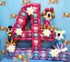 Picture of Number Balloon Arrangements with characters