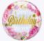 Picture of 22″ Birthday To You Pink Peonies - Deco Bubble Balloon (helium-filled)