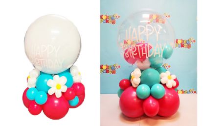 Picture of Happy Birthday - Bubble Balloon Surprise ( air filled ) 