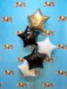 Picture of 20" Chrome Gold Star  (helium-filled)