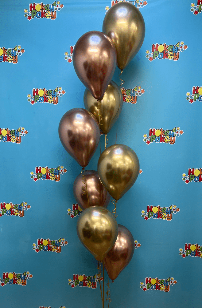 Picture of 11 Inch Helium Balloon Bouquet of 8