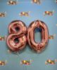 Picture of 26'' Rose Gold Number 8 - Foil Balloon (helium-filled)