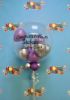 Picture of 24'' Personalized Bubble Balloon with small balloons (helum inflated)