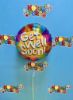 Picture of 18'' Get Well Soon - Sunshine Foil Balloon  (helium-filled)
