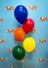 Picture of 11 Inch Helium Balloon Bouquet of 5