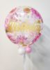 Picture of 22″ Birthday To You Pink Peonies - Deco Bubble Balloon (helium-filled)